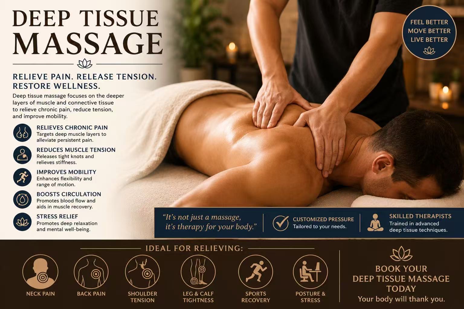 Deep Tissue / Therapeutic 30 MIN